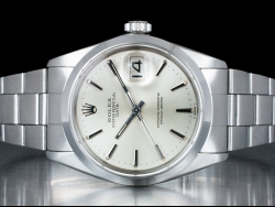 Rolex Date 34 Argento Oyster Silver Lining 1500